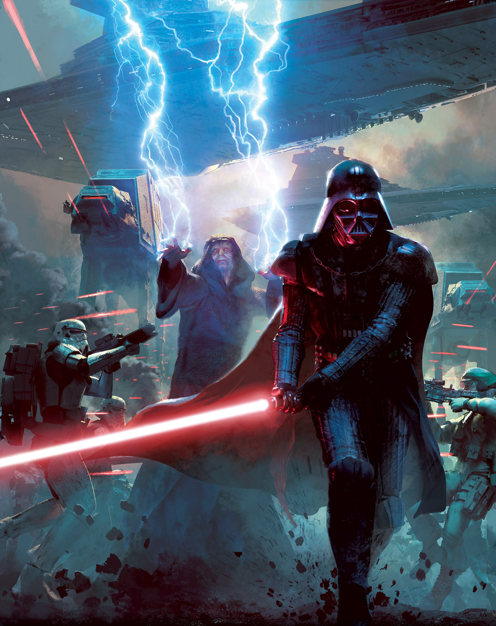 Vader fights insurgents alongside his Master after becoming stranded on Ryloth.