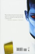Thrawn UK hardcover back cover