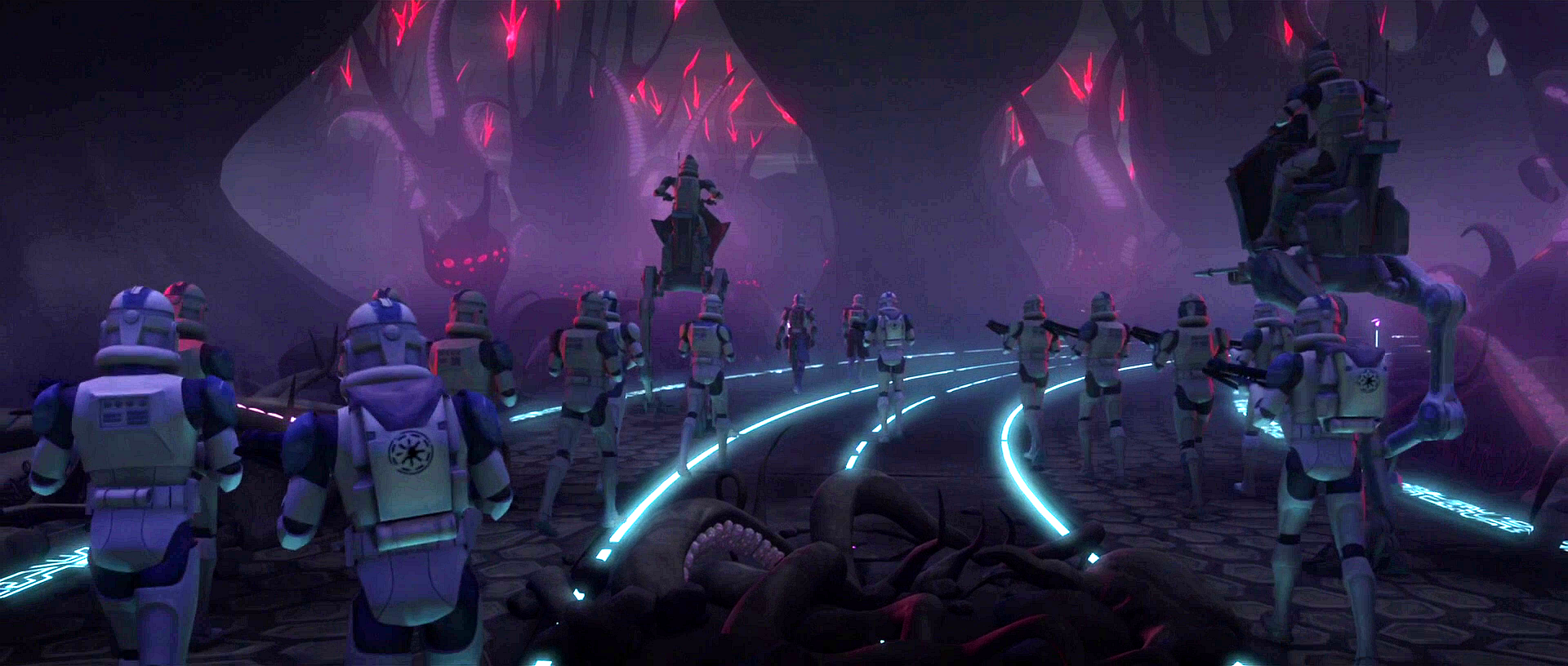 A platoon of the 501st Legion served in the Battle of Umbara.