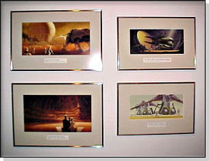 Conceptual artwork from Star Wars: Episode II Attack of the Clones when the exhibition toured Sydney