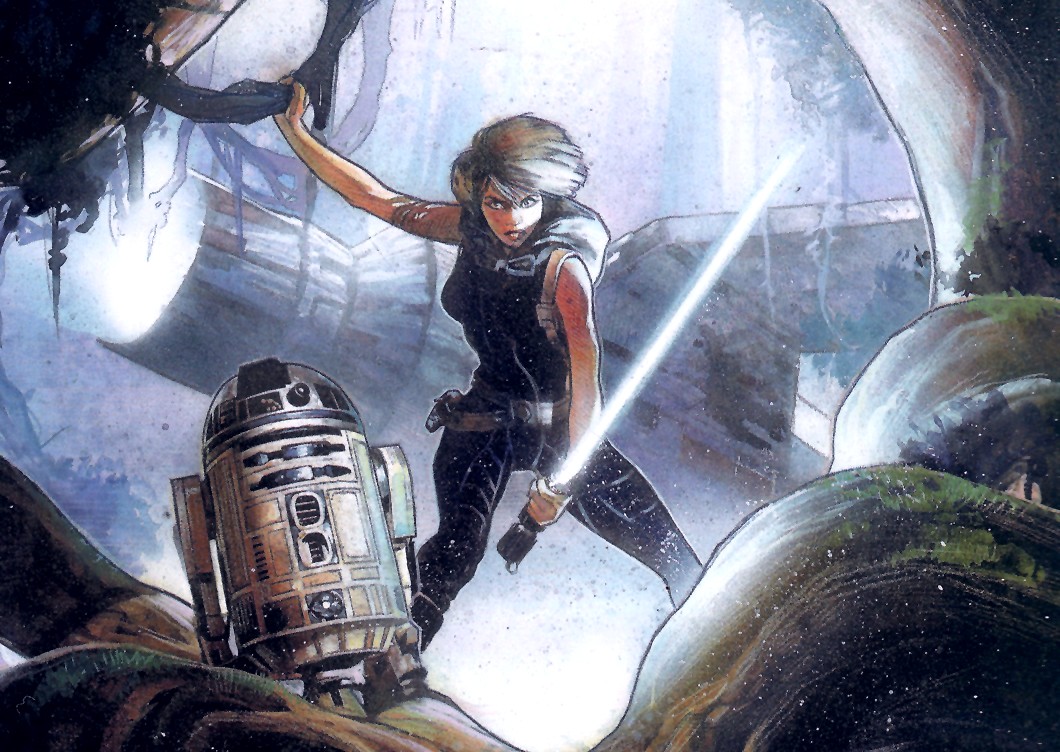 Mara Jade and R2-D2 during the Thrawn campaign