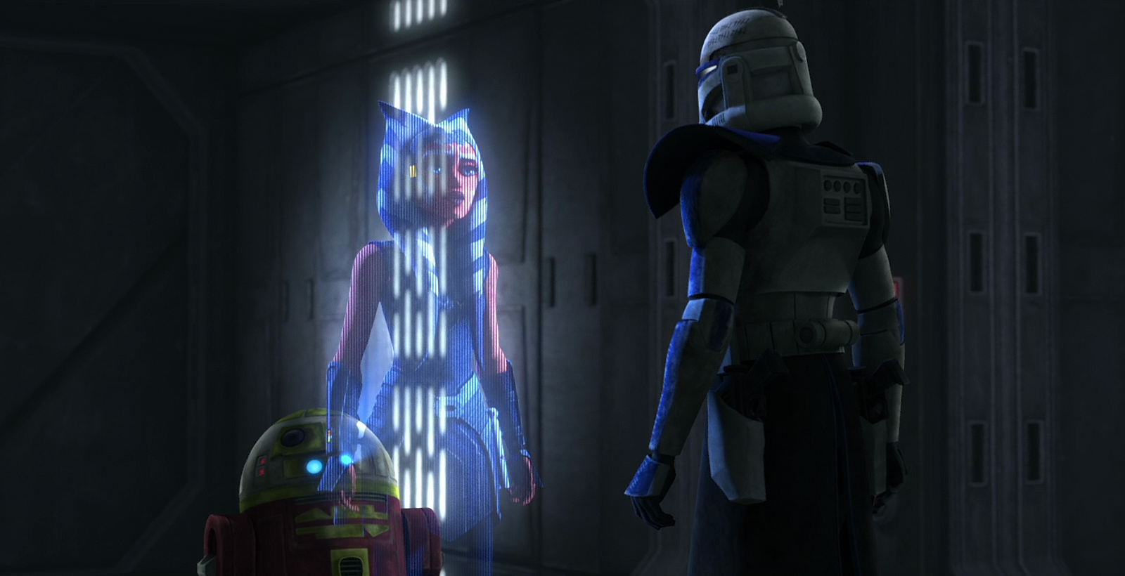 Ahsoka pleads with Rex to let her help him.