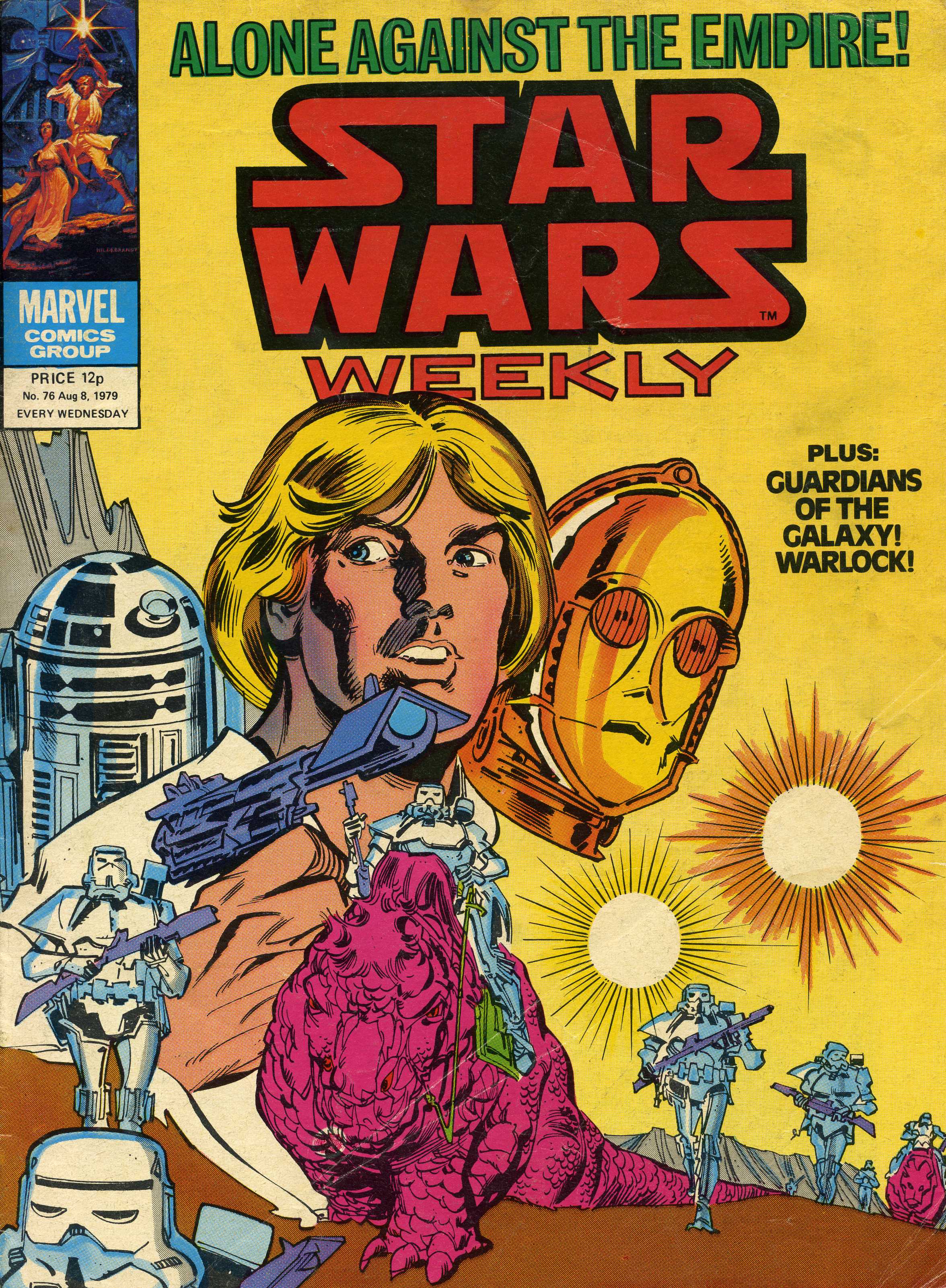 Star Wars Weekly 76 appearance in Common Appearance