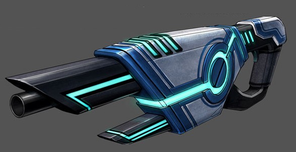 Umbaran blaster pistol appearance in Common Appearance