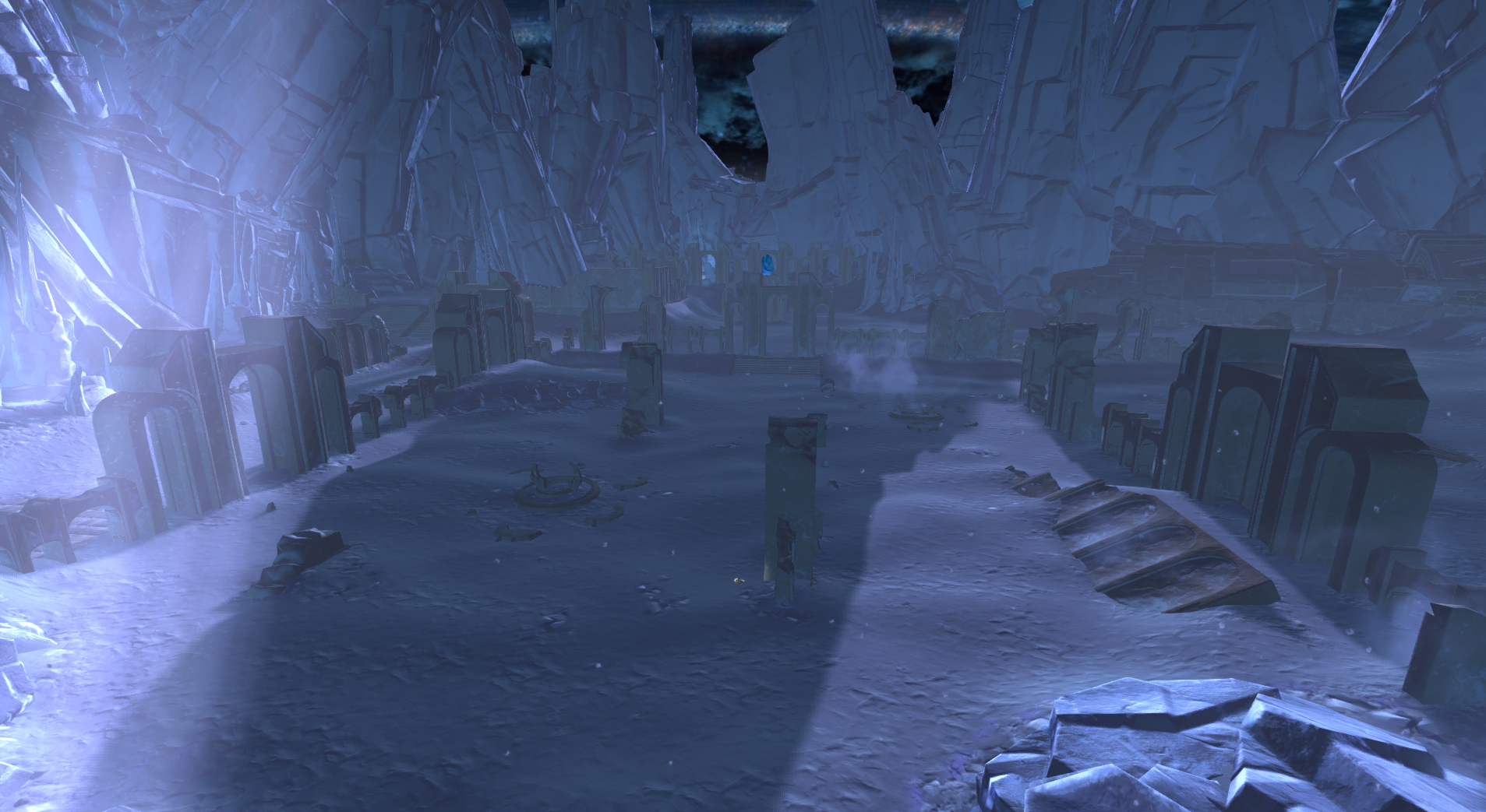 Western Jedi ruins appearance 