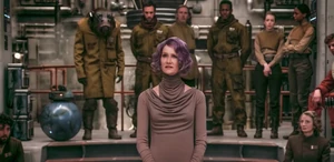 With General Organa incapacitated, command of the Resistance fleet defaulted to Vice Admiral Amilyn Holdo.