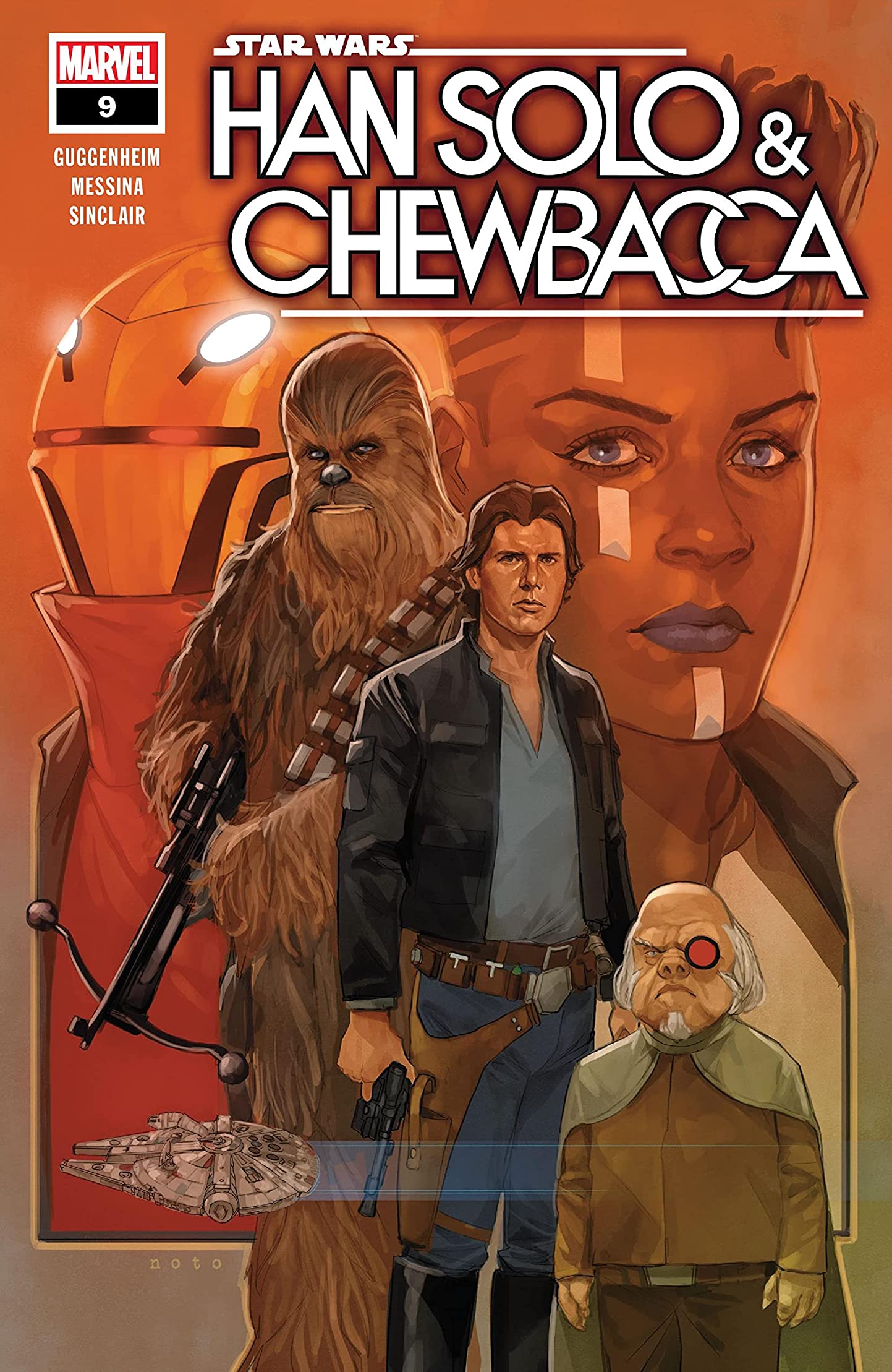 Han Solo & Chewbacca 9 appearance in Common Appearance