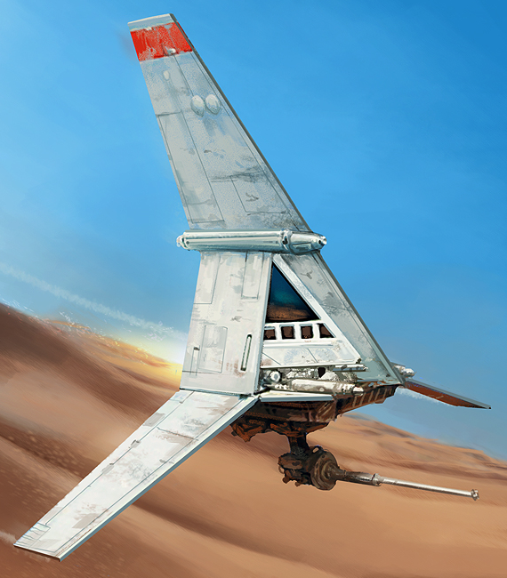 Luke's T-16 skyhopper appearance 