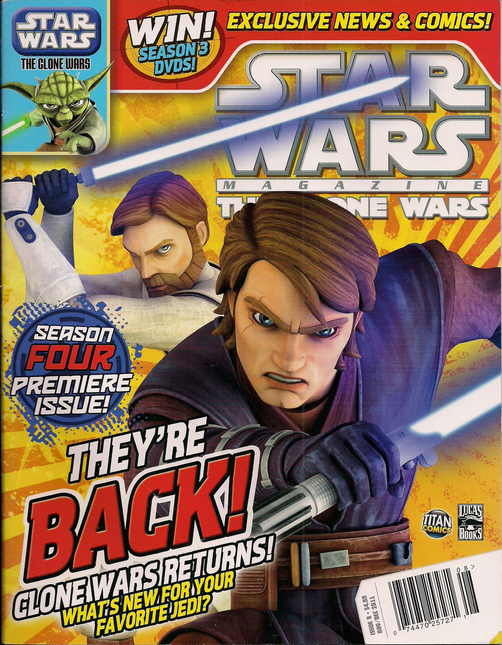 Star Wars: The Clone Wars Magazine 8 appearance in Common Appearance