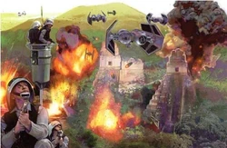 Βομβαρδιστικά ΤΑΪ επιτίθενται στη βάση των Επαναστατών στον Γιάβιν 4.