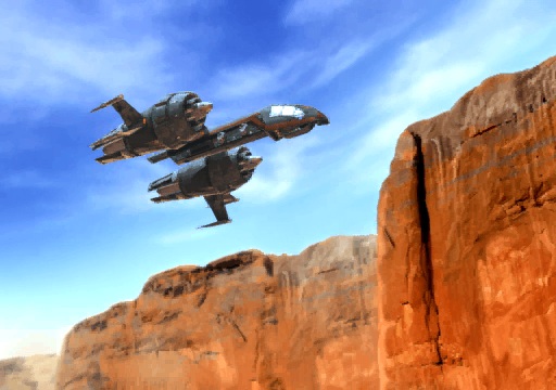 Raven's Claw leaves the Valley of the Jedi.