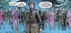 Rejected by his son, the cyborg Vader struggled with his desire for power and his chosen destiny as a Jedi and current servitude to the Sith, tearing through his past only to be reminded of his losses.