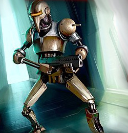 A Chirq Council Mechanized Guardian.