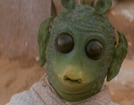 Greedo on Tatooine in his youth.