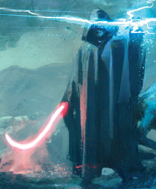 Sickle-bladed lightsaber appearance in Common Appearance