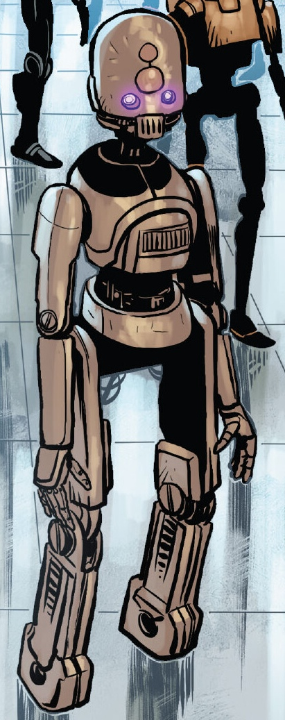 Unidentified service droid model appearance 