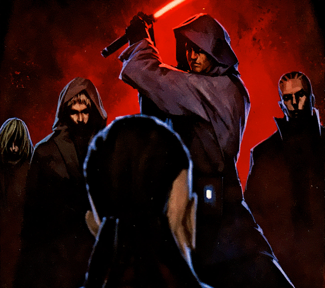 In Book of Sith, Graush was mistakenly depicted as being killed by Pall with a lightsaber.