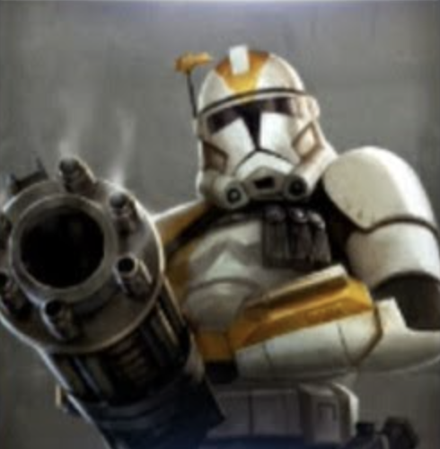 An ARC trooper in Star Wars: Force Arena