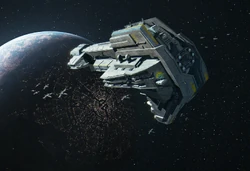 Starhawk Mk II over Hosnian Prime