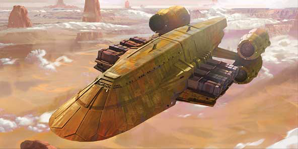 The Broken Horn was a modified C-ROC cruiser owned by Cikatro Vizago.