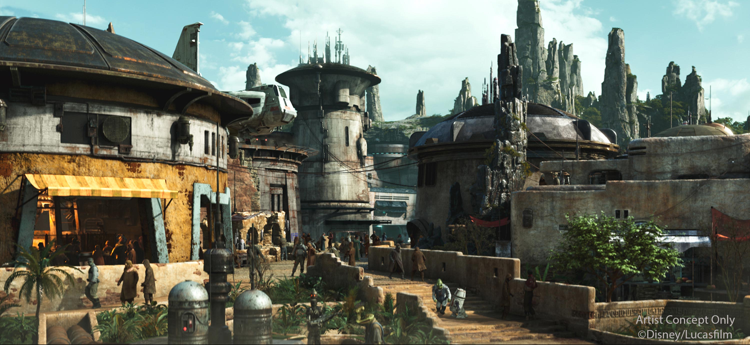 A view of the outpost