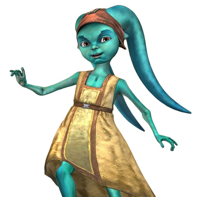 Numa, a Twi'lek youngling