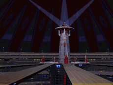 Emperor  on his throne in the  of the Palace.