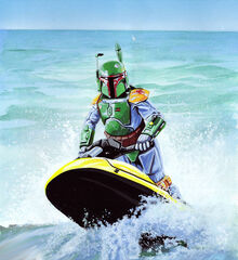 Boba Fett on jetski