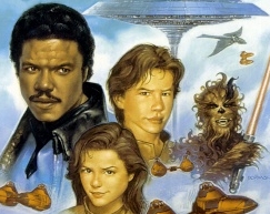 Solo with his sister, Lowbacca, and Calrissian