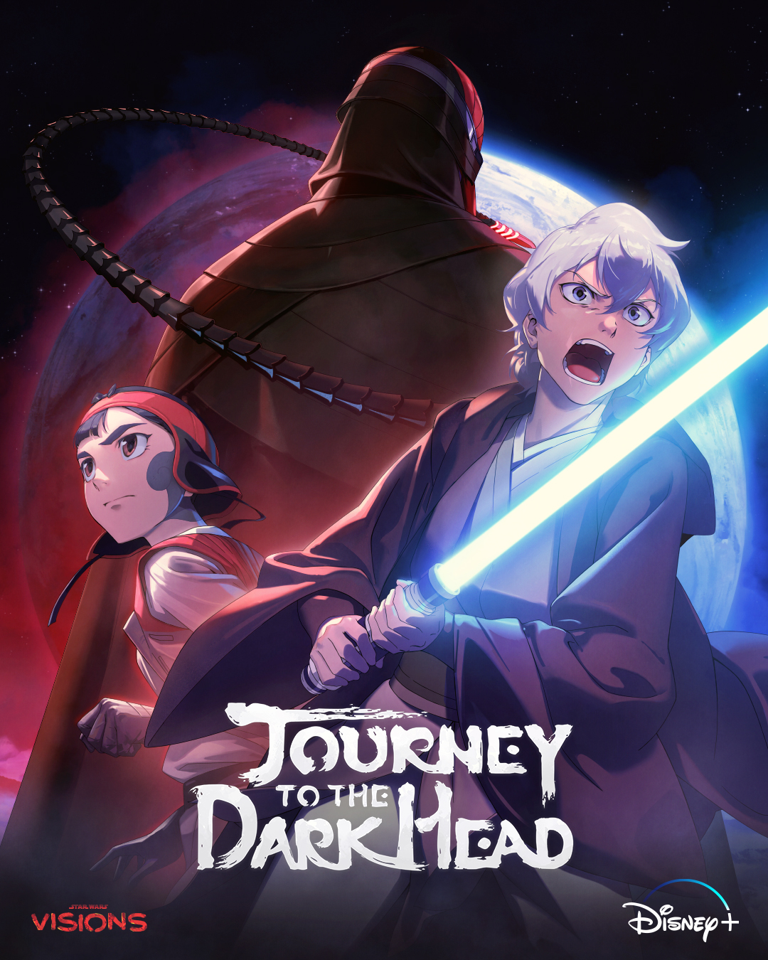 Bichan (seen in the background) serves as the antagonist in "Journey to the Dark Head."