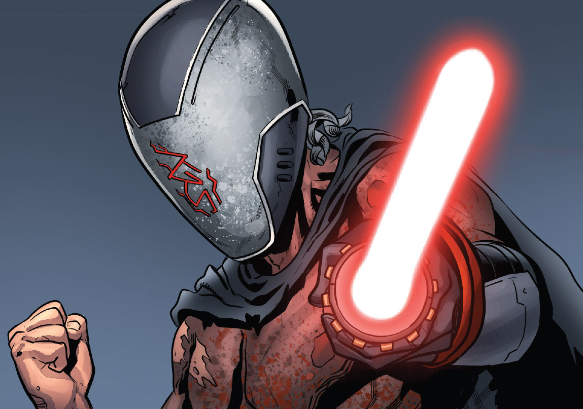 The warrior known as "Ren" wielded a red lightsaber that was previously wielded by his predecessor also known as Ren.