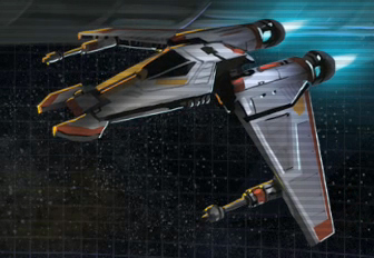 Liberator-class starfighter.