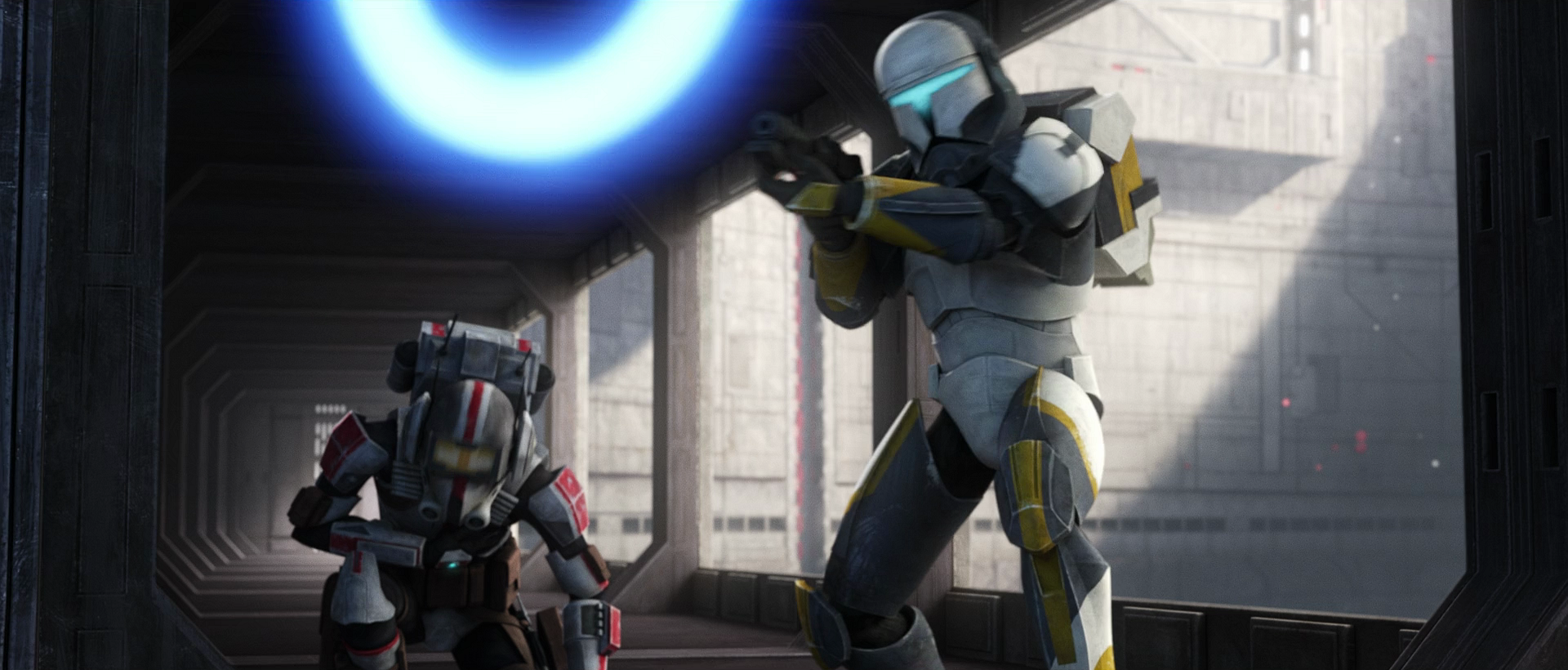 After the Clone Wars, Scorch served as an instructor at the Imperial Base on Daro.