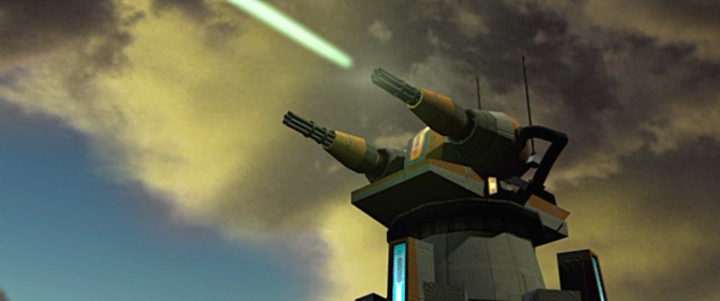 An air defense tower on Telos IV shortly after the Jedi Civil War