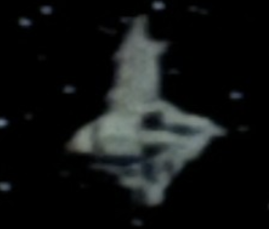 The starship, as seen Star Wars: Episode V The Empire Strikes Back in the background of a shot of the Rebel fleet.