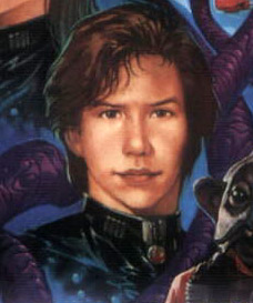 Jacen Solo during his attempt to aid Anja Gallandro