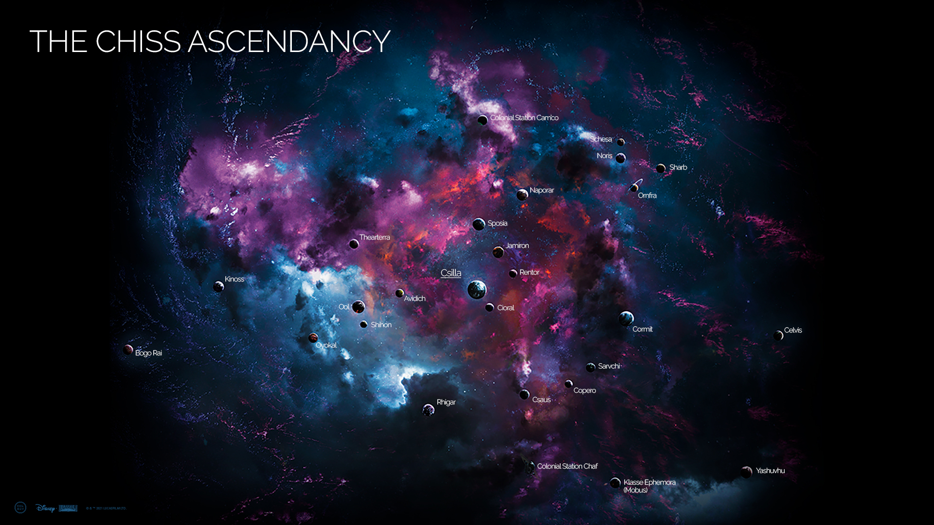 The Illumine Kilhorde attacked the nations to the south and southeast of the Chiss Ascendancy (pictured).