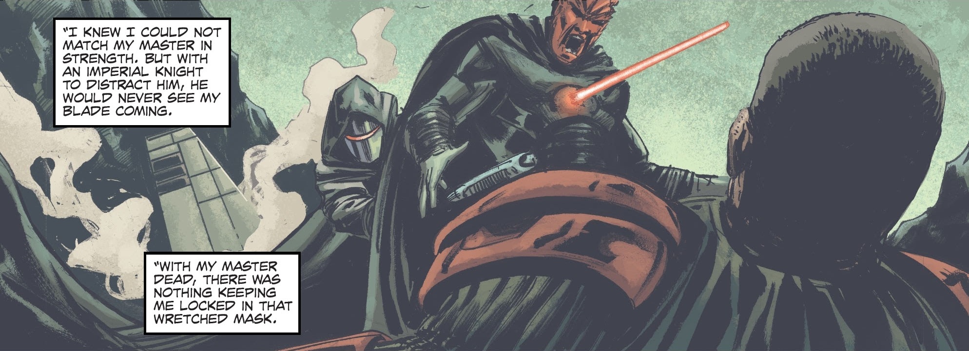 Darth Wredd killing his Sith master