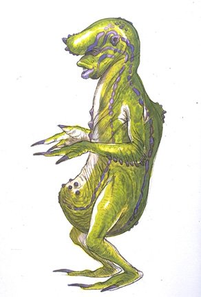 Terryl Whitlatch conceptual artwork of a Fluggrian