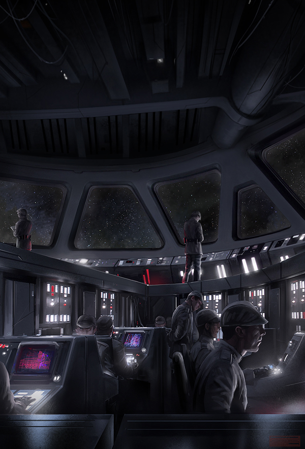 death star interior bridge