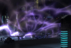 The Outlander releases a blast of Valkorion's power.