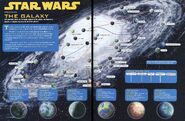Galaxy map poster