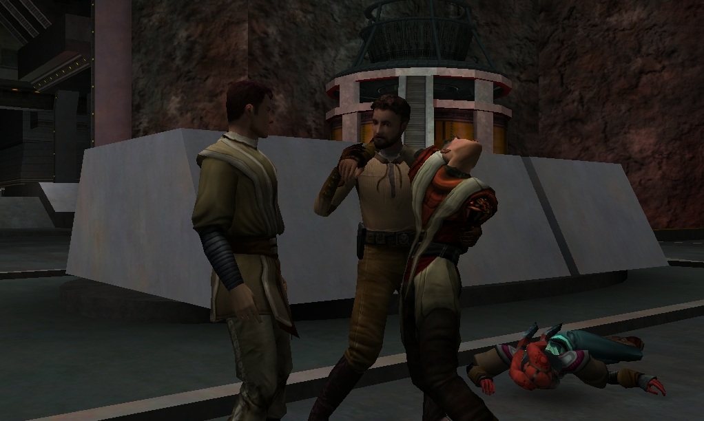 Korr and Katarn rescue Penin from Taspir III.