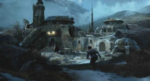 Jean-Francois Rey's concept art of the village