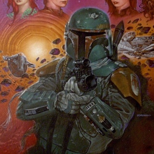 Ailyn Vel masquerading as Boba Fett.