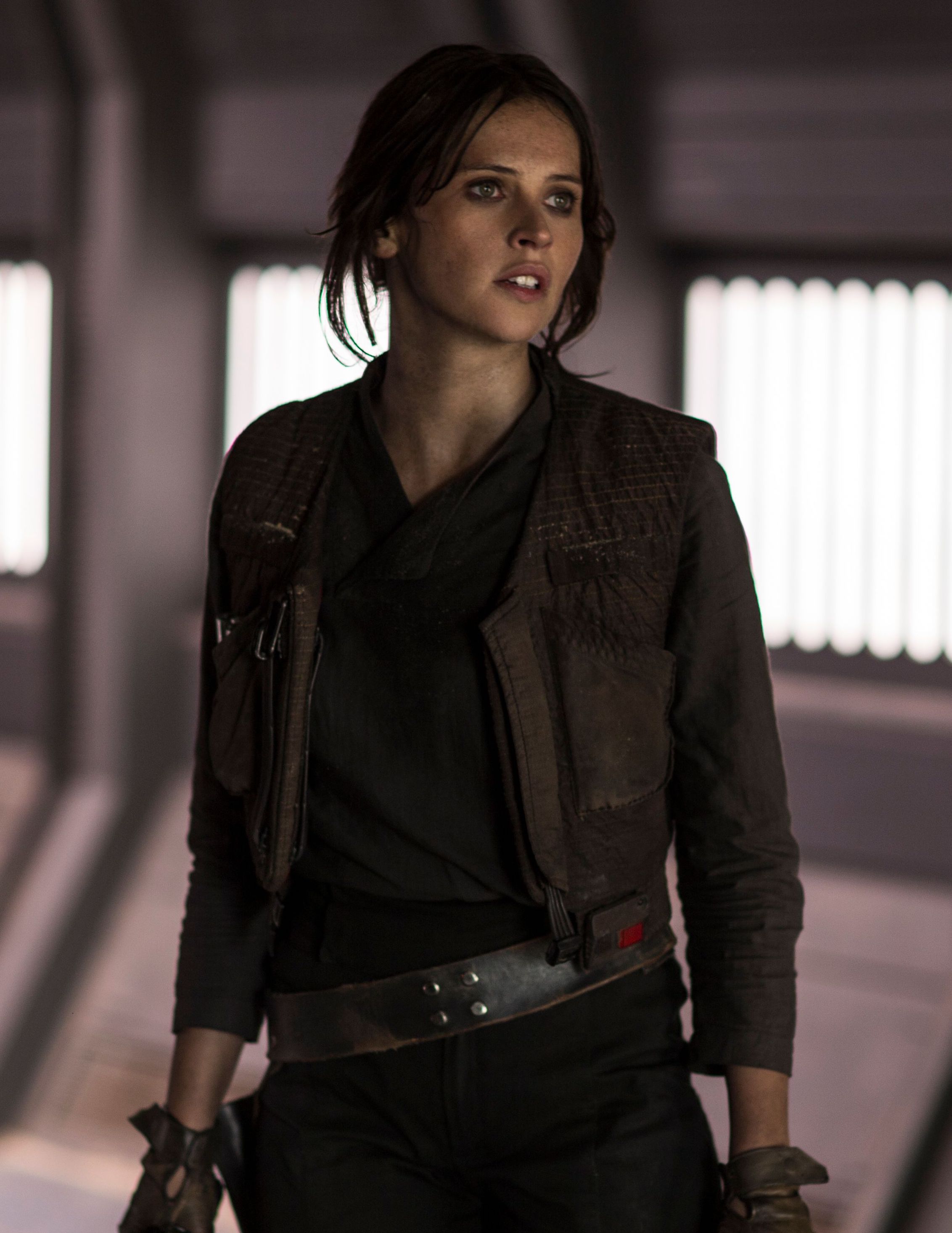 Sergeant Jyn Erso during the Battle of Scarif