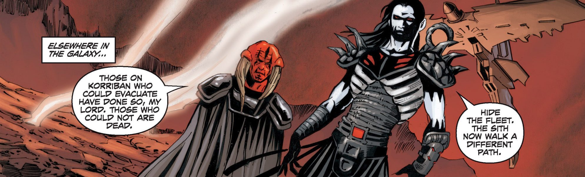 Darths Havok and Nihl, in the wake of the Sith defeat