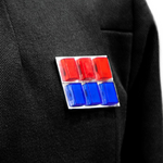 An Imperial captain, wearing the rank insignia plaque of a captain