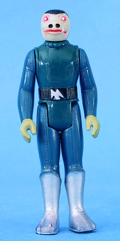 The "Blue Snaggletooth" action figure, from which Morlimur Snugg's design was derived