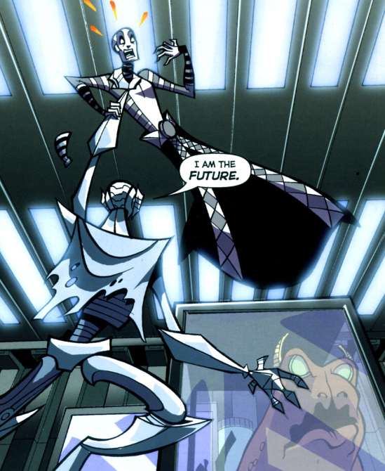 Asajj Ventress is overpowered by Grievous.